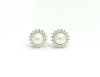 Orecchini Stocco Gioielli Donna perla in Oro Perla OPB1 - OPB1